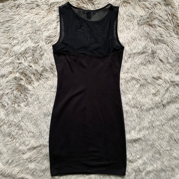 Forever 21 Black Bodycon with Mesh - Picture 4 of 6